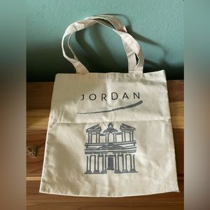 Jordan canvas tote bag Light 16x13.5” Ivory